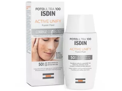 ضدآفتاب و رفع لک فیوژن فلوئید ایزدین SPF50 حجم 50 میل