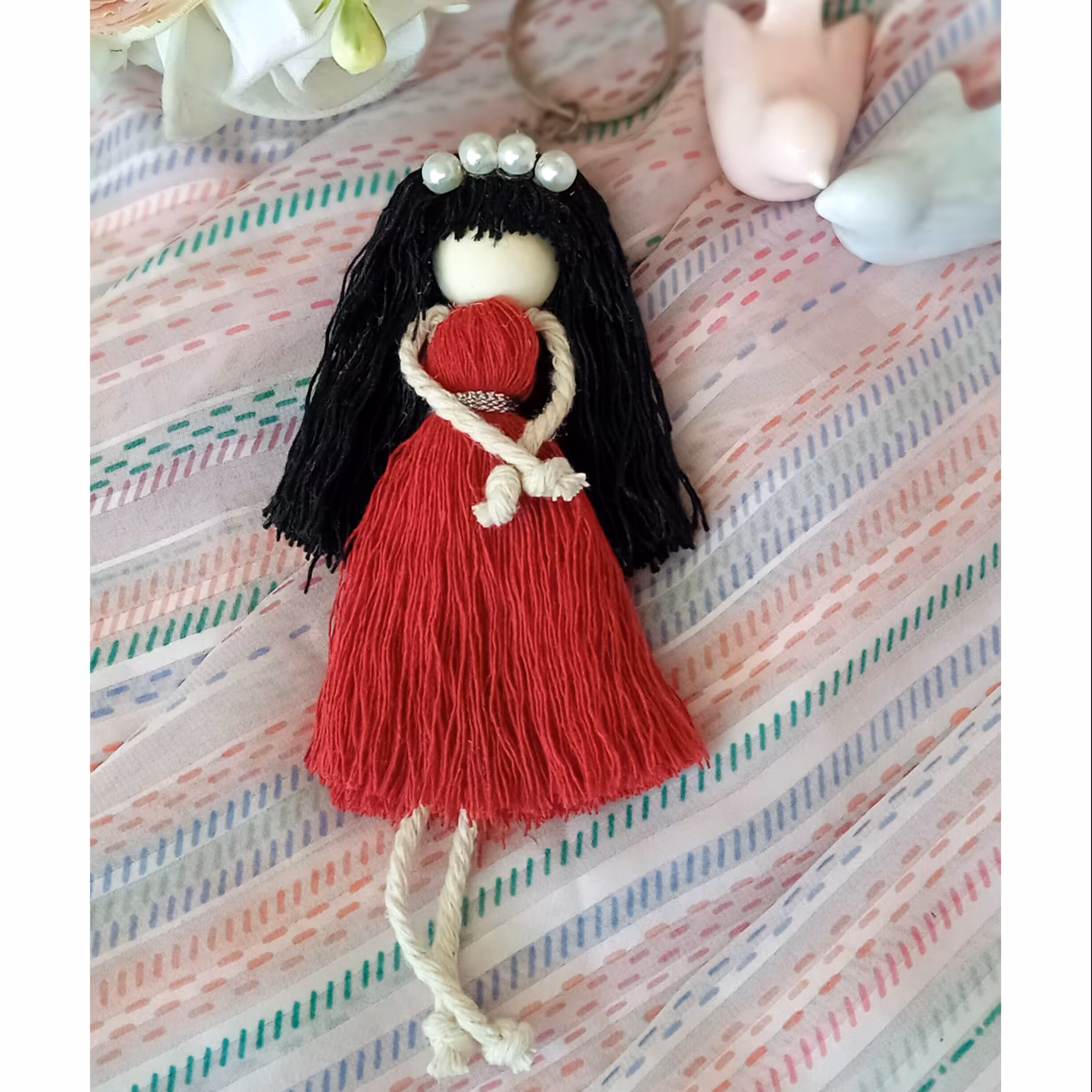 جاکلیدی مکرومه-جا سوئیچی - آویز- گیفت