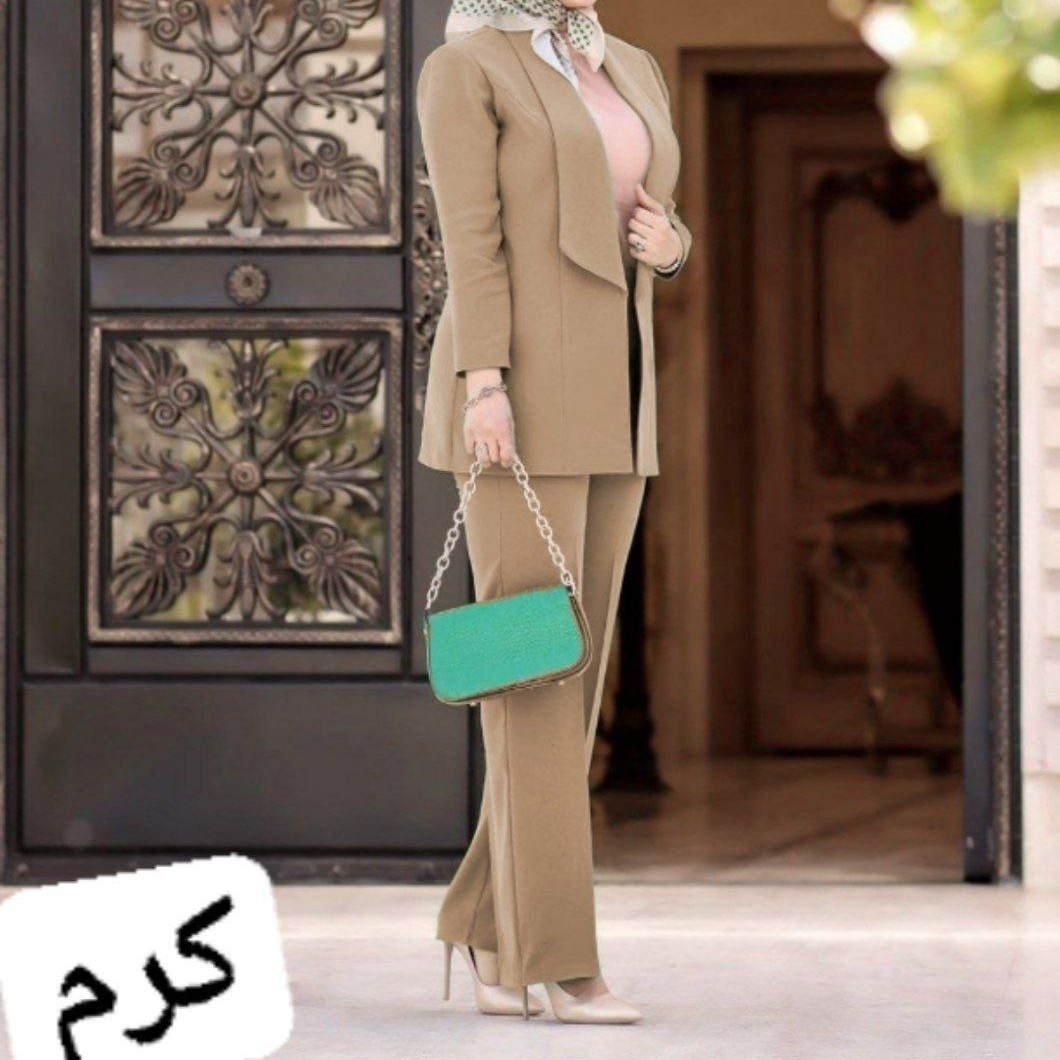  کت شلوار زنانه مانتو شلوار  لباس مجلسی شیک