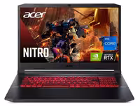 لپ تاپ ایسر 17.3 اینچی مدل Nitro 5 AN517 پردازنده Core i7 11800H رم 16GB حافظه 1TB SSD گرافیک 4GB 3050TI