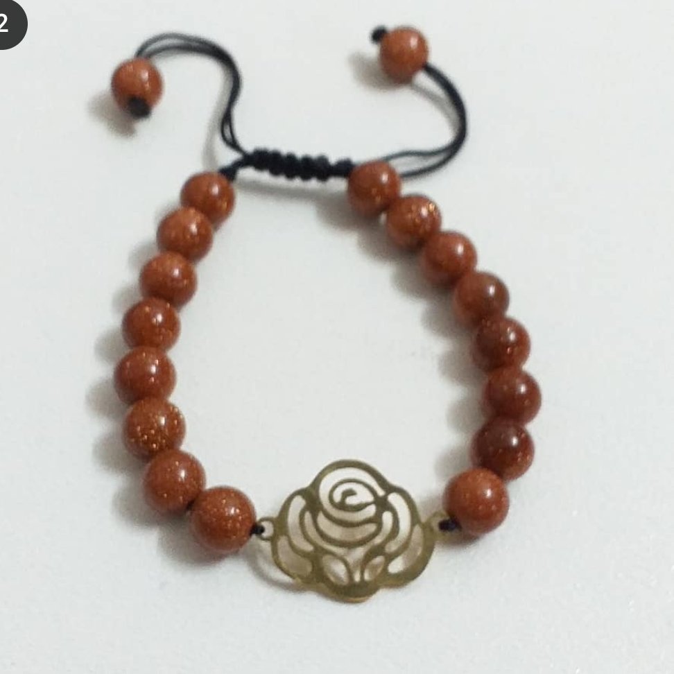 دستبند پلاک استیل سنگ دلربا