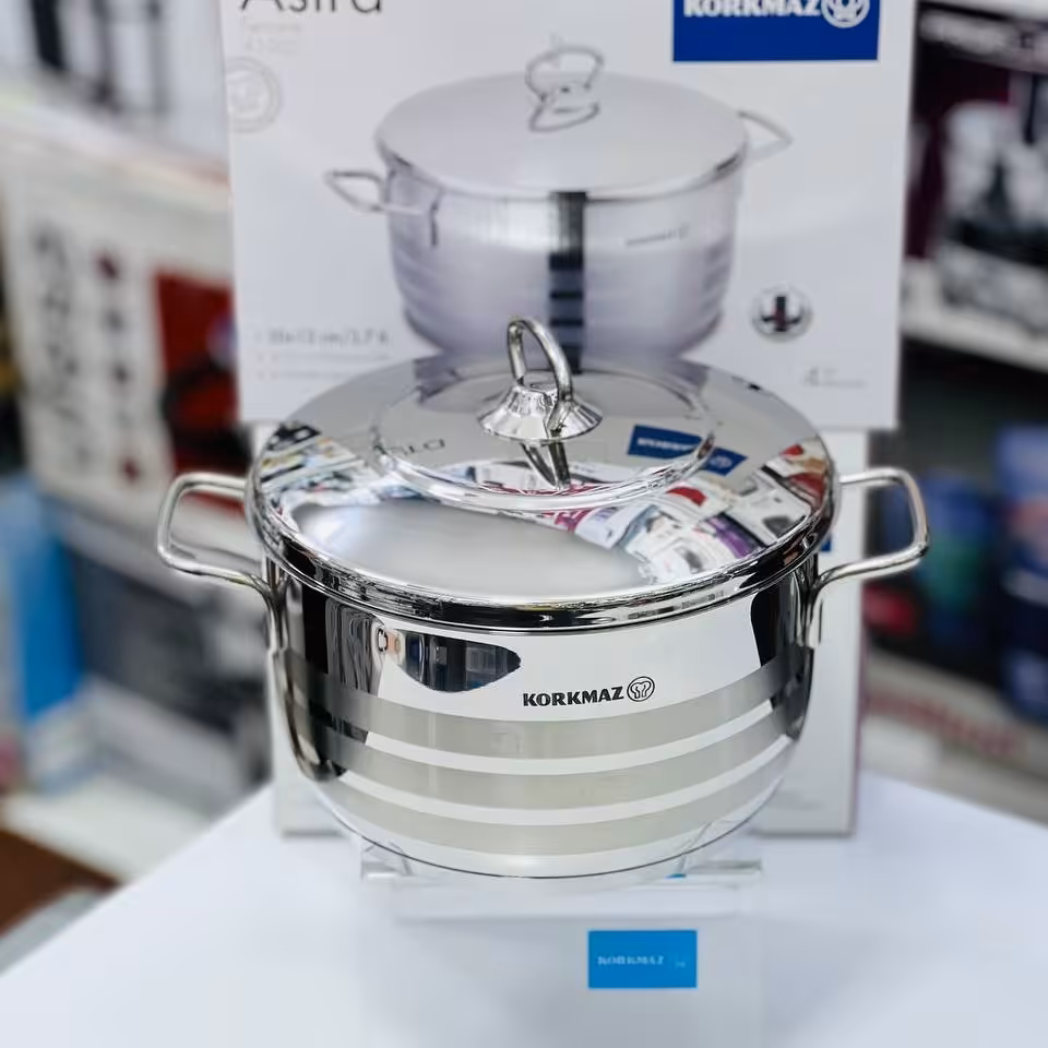 قابلمه تک رنگ استیل از برند کرکماز اصل ترکیه سایز 20 