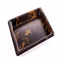 سینى مستطیل متوسط بدون دسته ماربل – فرشکیپس