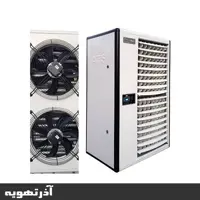 هیتر گازی آذر تهویه فایر تیوب مدل F990 طرح ایستاده