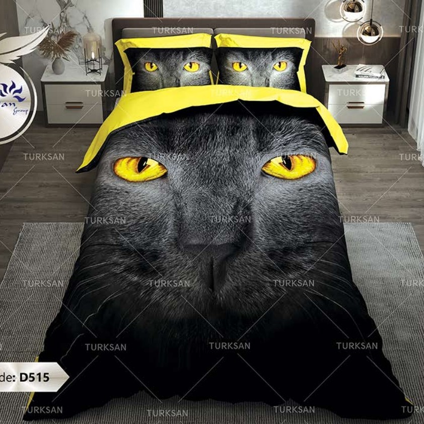 روتختی دونفره ترکسان زرد مشکی الیاف ویسکوزکره 400گرمی 6 تکه کد D515