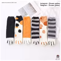 جوراب طرح پا و پنجه گربه