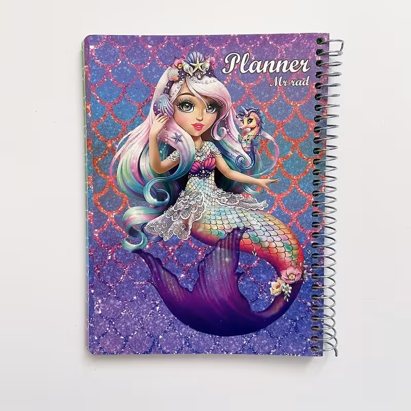 دفتر برنامه ریزی روزانه طرح پری دریایی | مستر راد کد 10