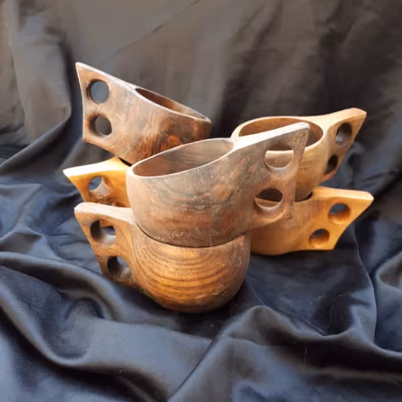 کوکسا  ماگ چوبی 