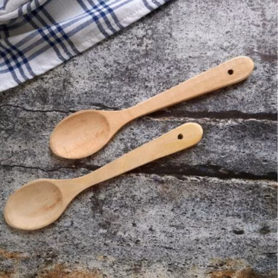 دو عدد ملاقه چوبی