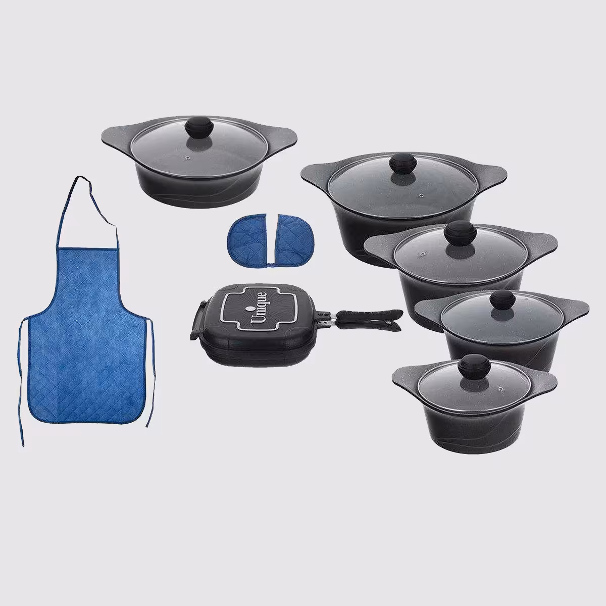 سرویس قابلمه 15 پارچه گرانیتی یونیک کد 8842