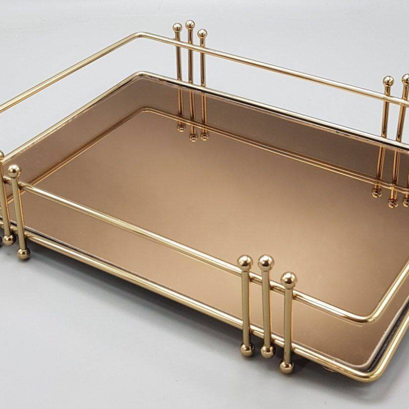 سینی کف آیینه مستطیل