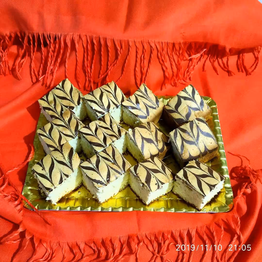 کیک تخته ای یا تیتابی بسیار لطیف و خوش طعم