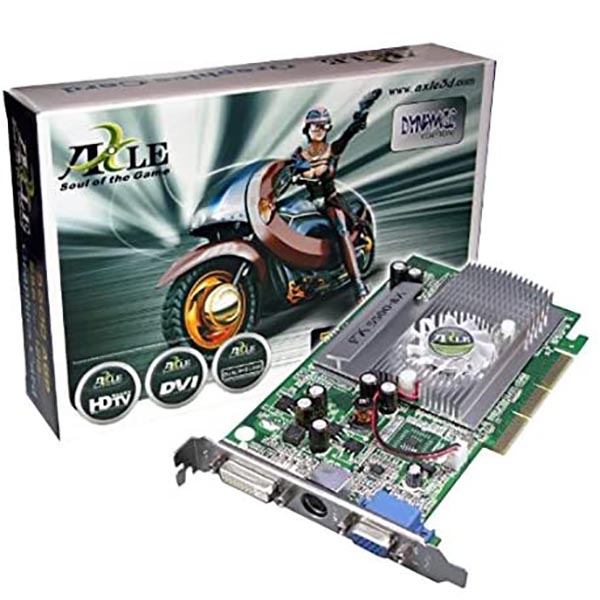 کارت گرافیک 256 مگابایت 128 بیت AXLE nVidia GeForce FX 5500 AGP