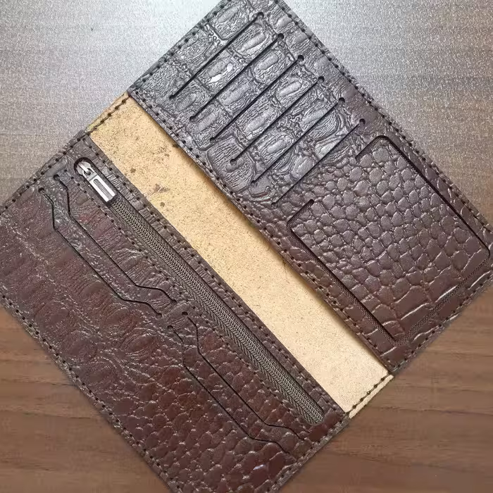 کیف پول   کیف دستی چرم طبیعی دست دوز 