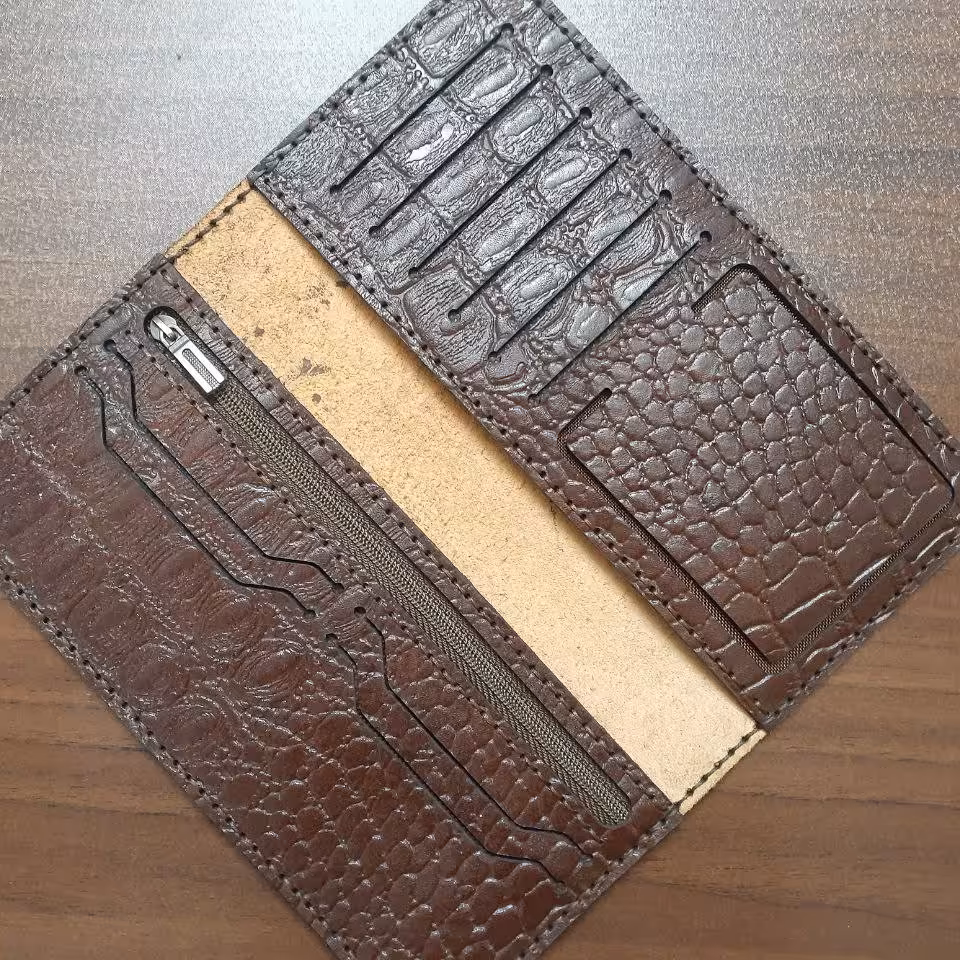 کیف پول   کیف دستی چرم طبیعی دست دوز 