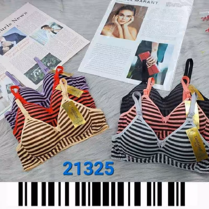 12 عدد سوتین دخترانه بدون فنر  عمده پخش و تولید لباس زیر 