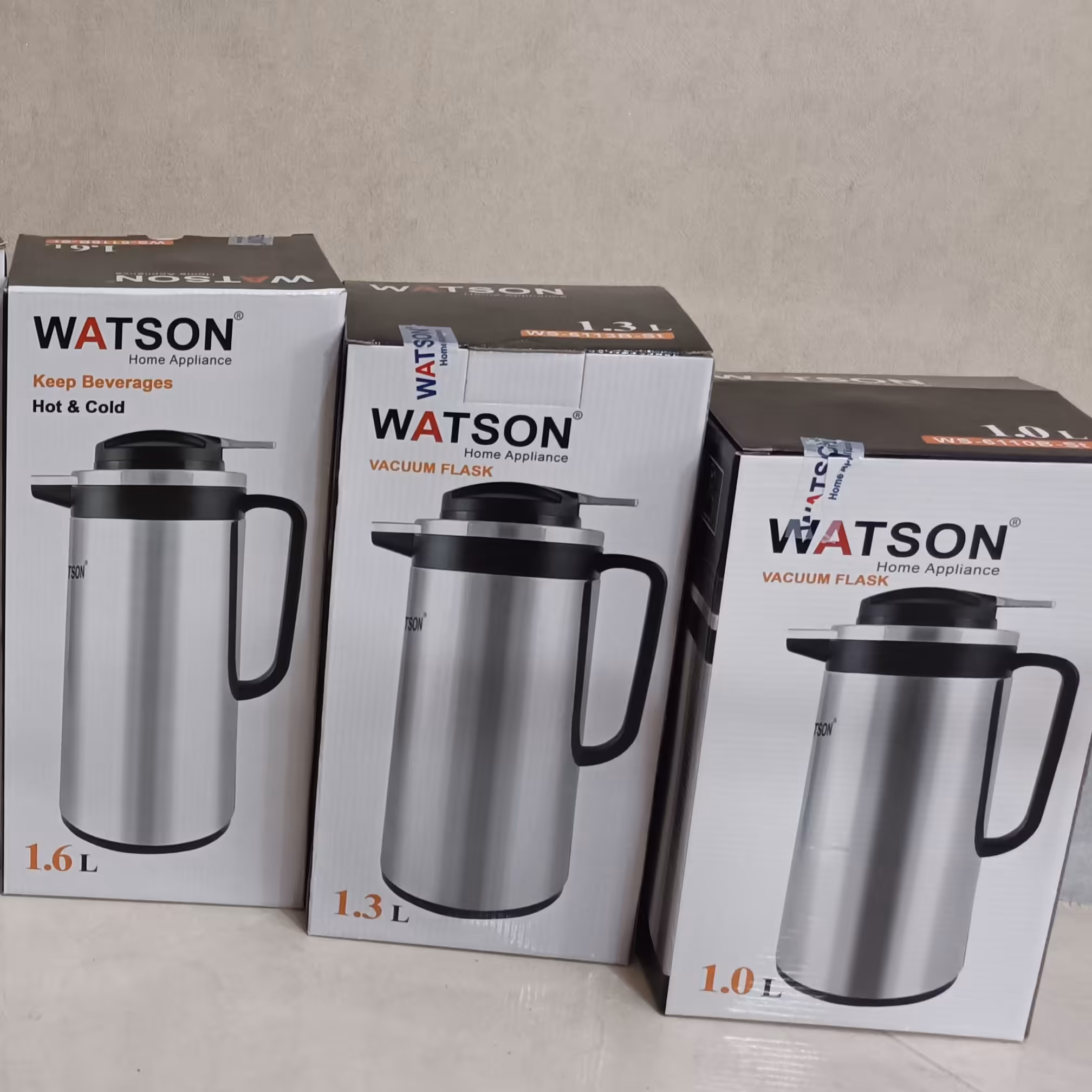 فلاسک شیشه ای ، بدنه استیل برند واتسون ، با بهترین کیفیت ممکن