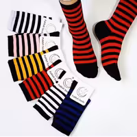 جوراب ساق دار رینگی رنگی 