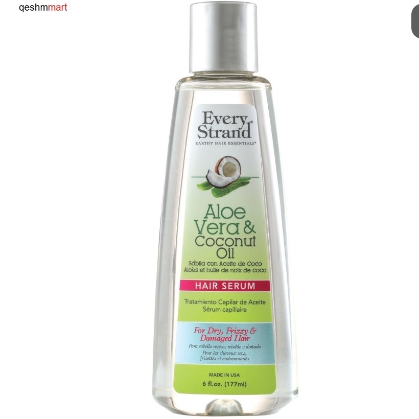 سرم موی آلوئه ورا و آب نارگیل اوری استرند Every Strand Hair Serum حجم 177 میلی لیتر