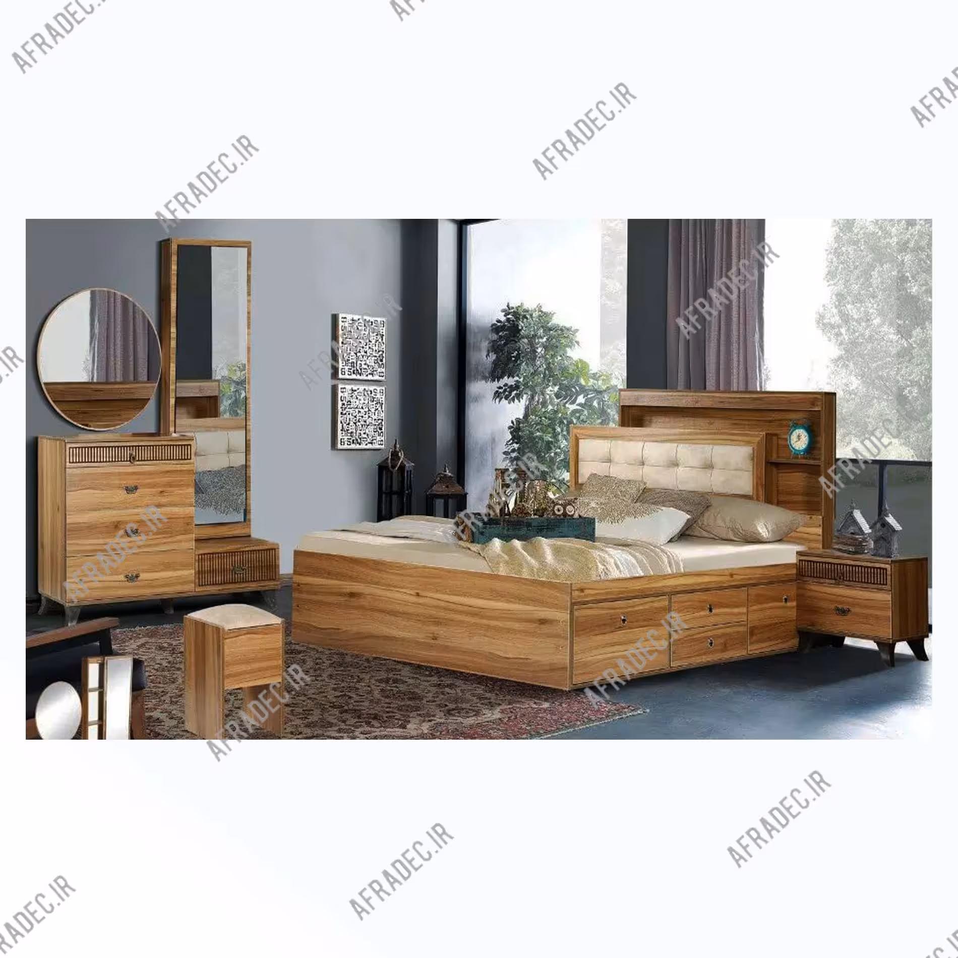 سرویس خواب دونفره مدل آیگل