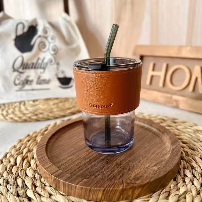 ماگ چرمی  نی دار