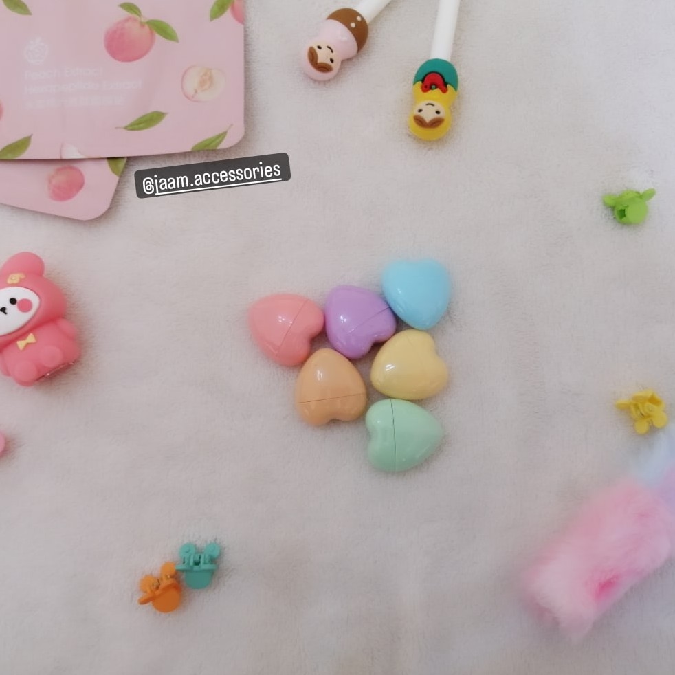 رژ جامد مینی قلبی شش رنگ فروش به صورت تکی و پک