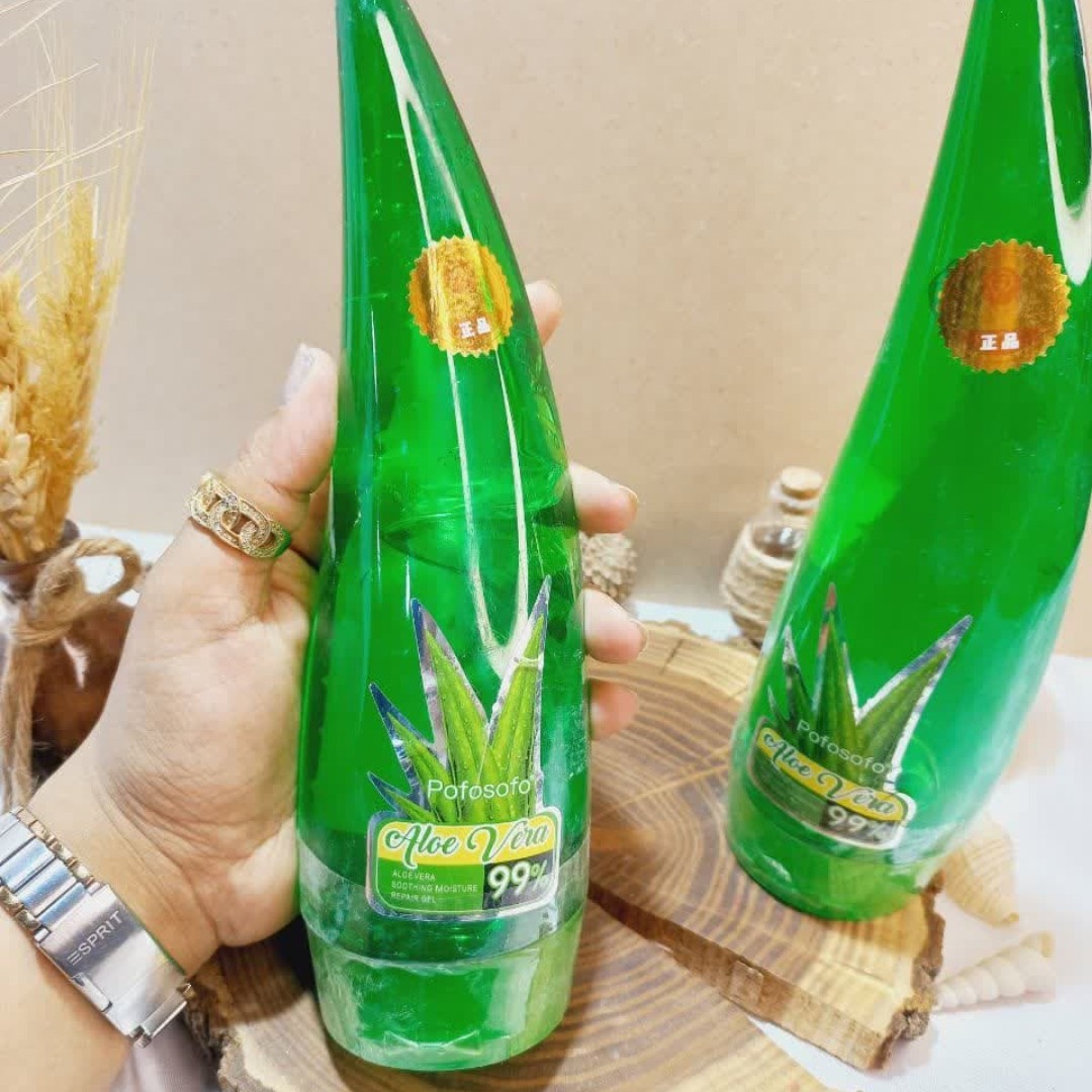 ژل آلوئه ورا شاخکی 99درصد