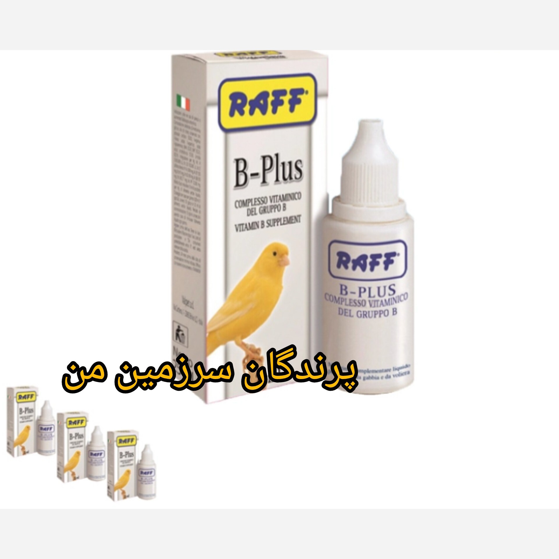 مولتی ویتامین بکمپلکس راف  ایتالیا 10میل تمام پرندگان برترین بکمپلکس