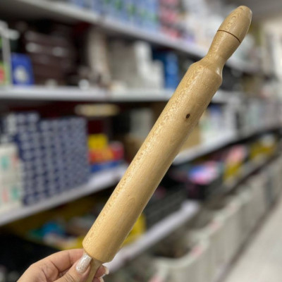 وردنه حرفه ای چوبی روغنی