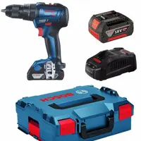 دریل شارژی چکشی بوش مدل GSB 18 V-50 باتری 5 آمپر (موتور براشلس تسلای آمریکا)