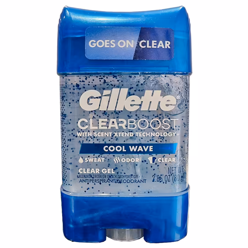 قیمت و خرید مام ژله ای دانه دار ژیلت مدل COOL WAVE حجم 80 گرم