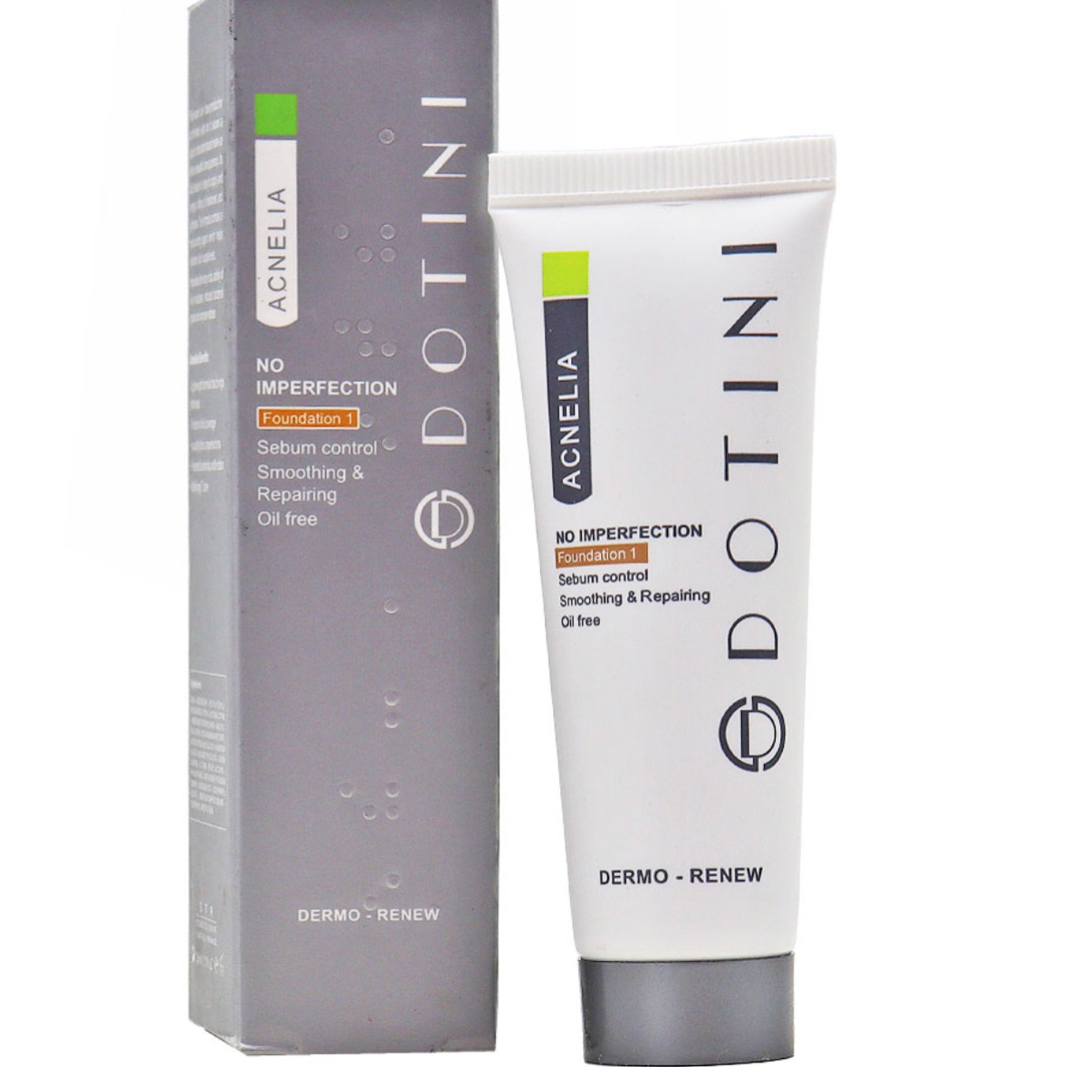 کرم پودر ضد جوش دوتینی رنگی رنگ روشن Dotini Foundation1 Anti Acne (BB) Cream