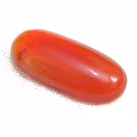 نگین عقیق یمنی نارنجی اصل معدنی بیضی مناسب انگشتری