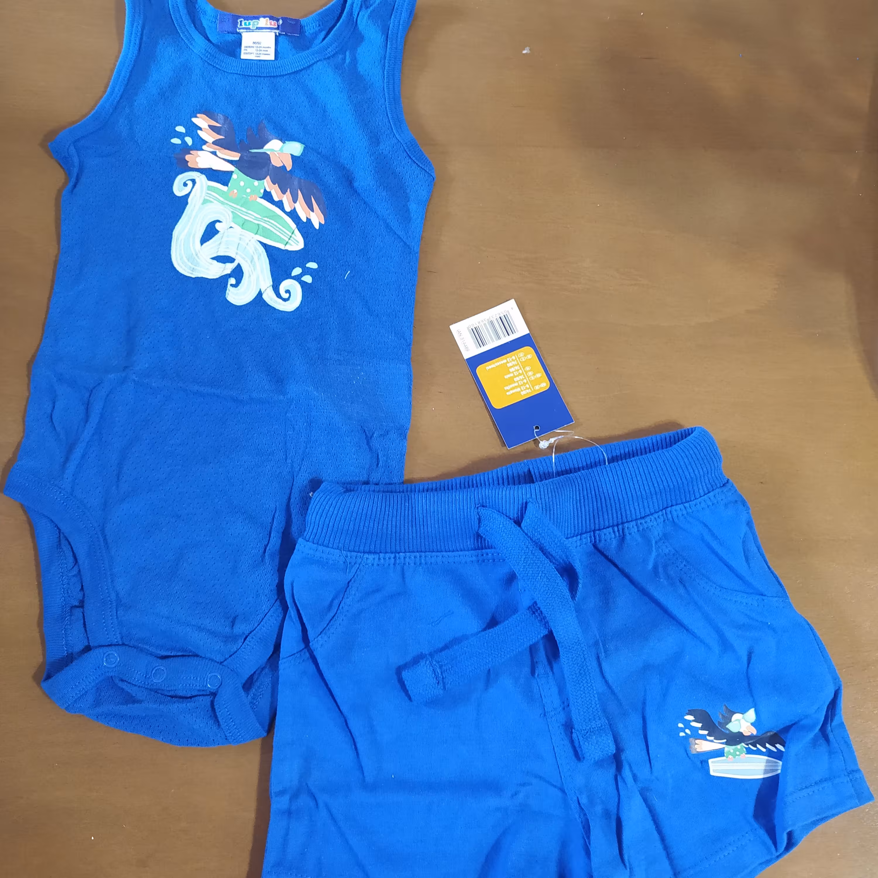 ست بادی شلوارک لوپیلو مناسب بچه های 1-2 سال
خنک و شیک برای تابستان (پوشاک و لباس بچگانه)