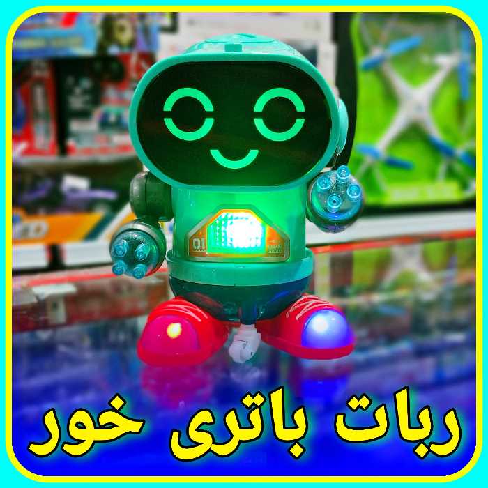 ربات باتری خور موزیکال و چراغدار رقصنده خارجی