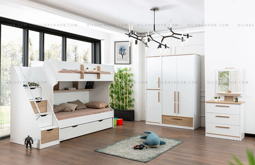 تخت دو طبقه مدل لارا