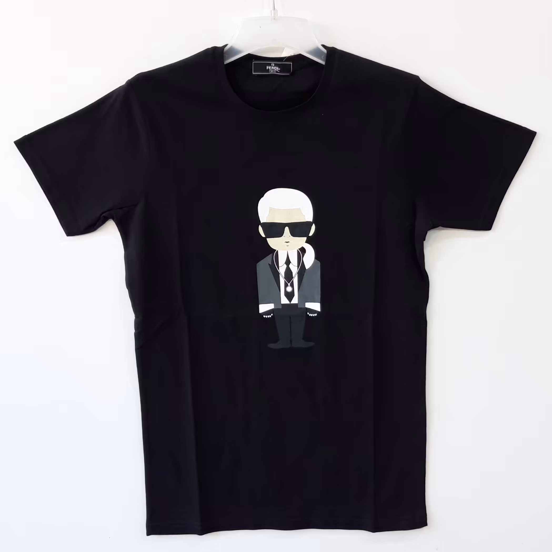 تیشرت چاپ دار فانتزی اسپورت یقه گرد