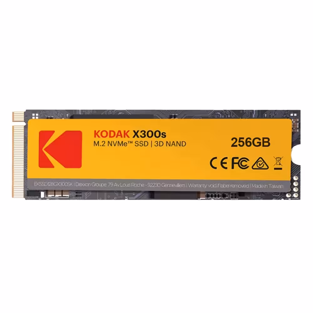 اس اس دی اینترنال کداک M2 2280 NVMe مدل X300s ظرفیت 256 گیگابایت