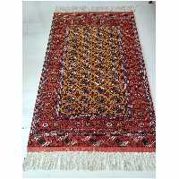 قالیچه دستبافت اعلا ترکمنصحرا سایز 130 در 210