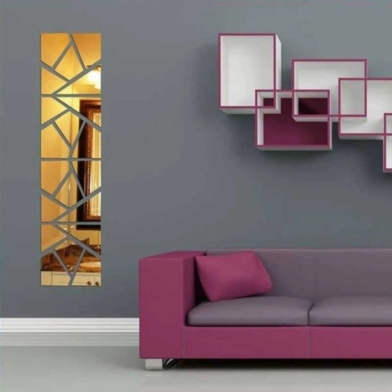 اینه دکوراتیو پدیده پلاس مدل A200سایز 120 در 30 سانتی متر