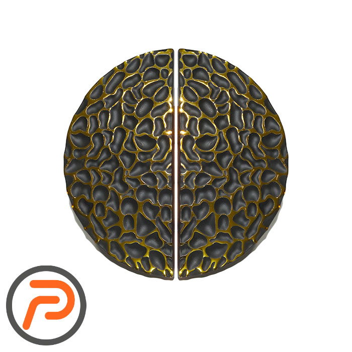 دستگیره لوکس گرد کد504 مشکی طلایی