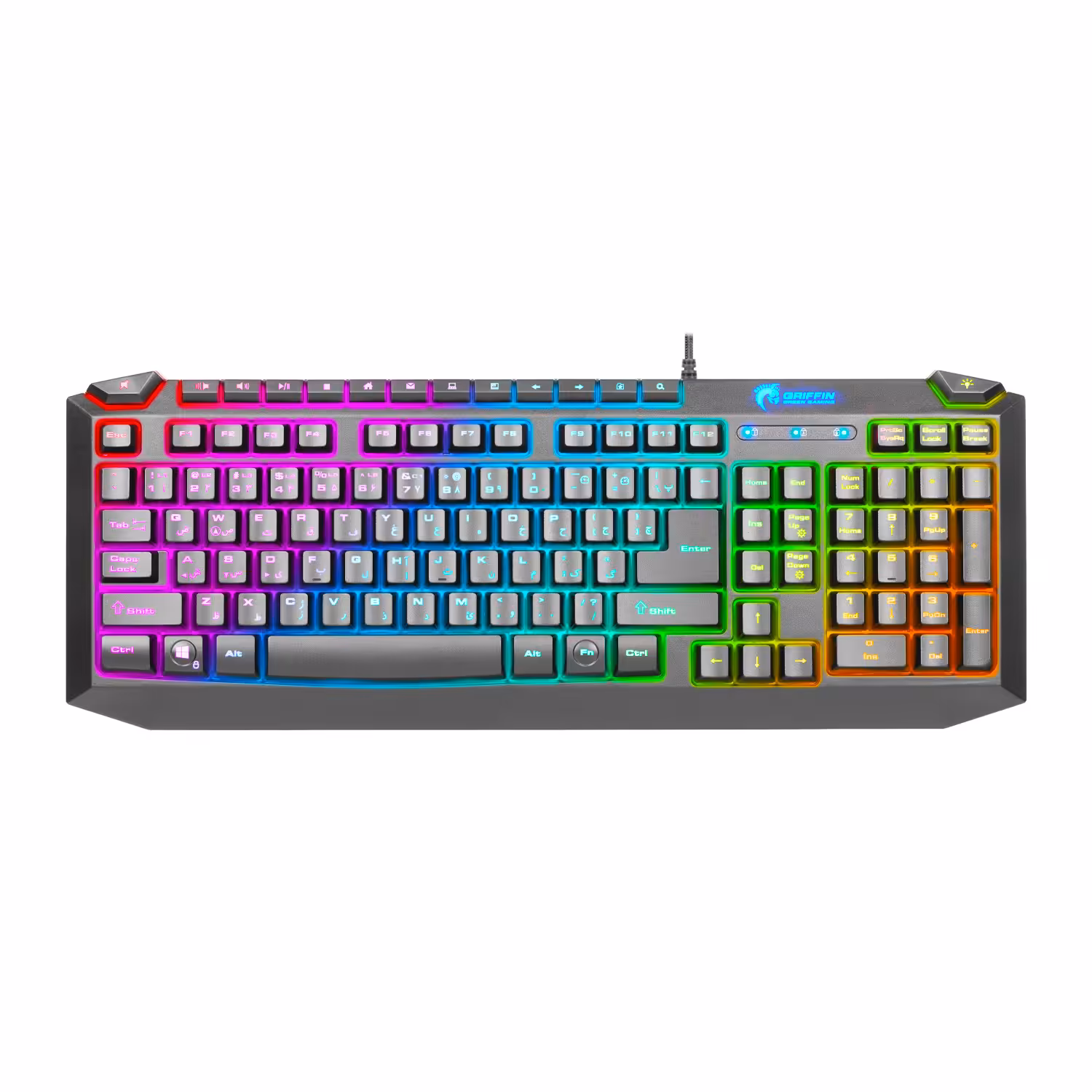 کیبورد گرین GK701-RGB - فروشگاه اینترنتی طیف سنتر