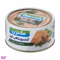 کنسرو ماهی تن با شوید در روغن گیاهی مکنزی وزن 180 گرم