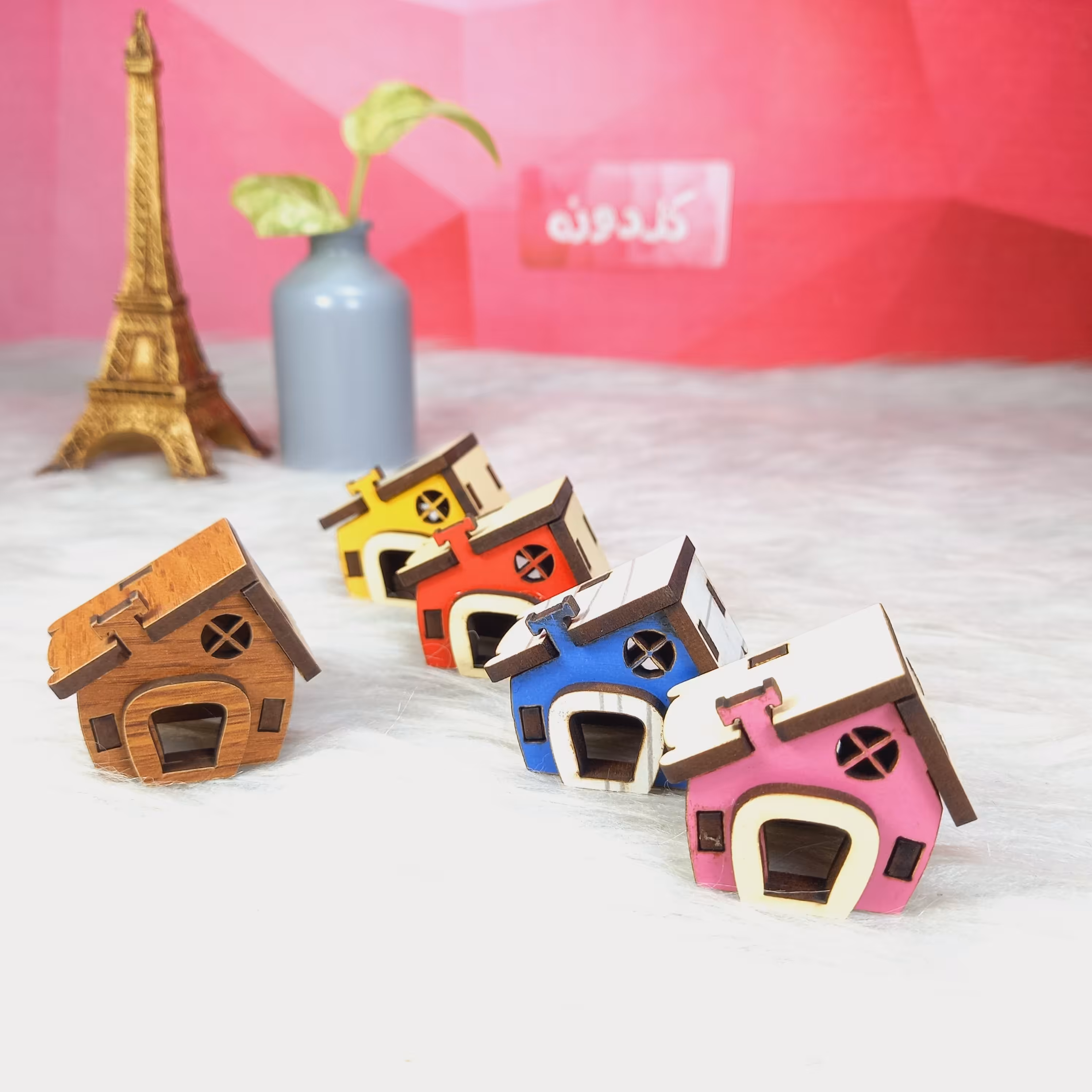 کلبه چوبی کوچک08-کلبه دکوری-کلبه ماکت-ماکت کلبه چوبی-کلبه چوبی کوچک-ماکت گلدونه