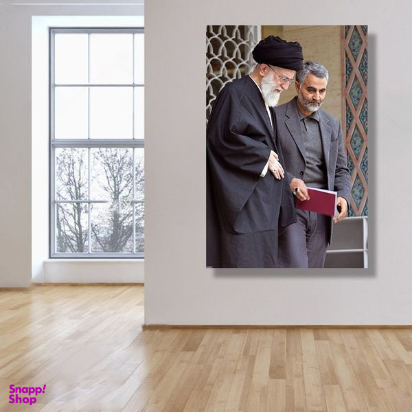 تابلو شاسی طرح سردار سلیمانی و رهبر کد 305