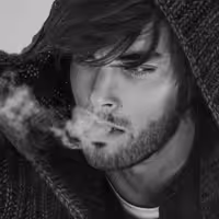 طراحی و نقاشی چهره سیاه قلم سایز a2