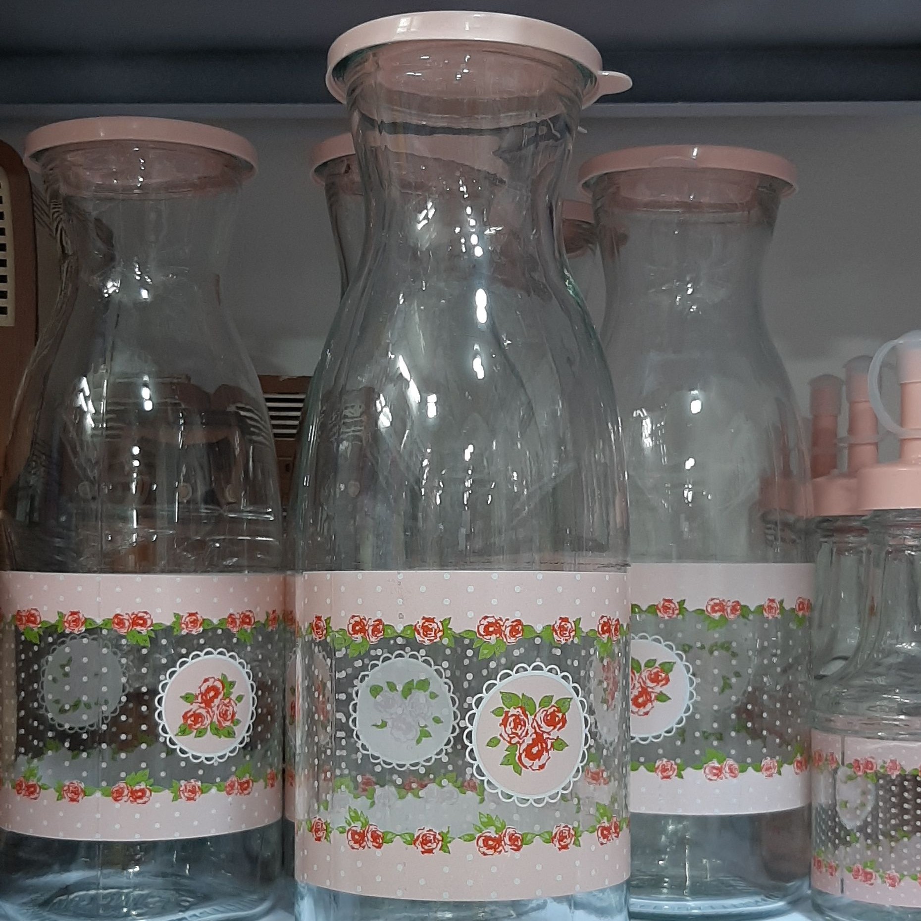 بطری آب شیشه ای با درب سیلیکونی 
