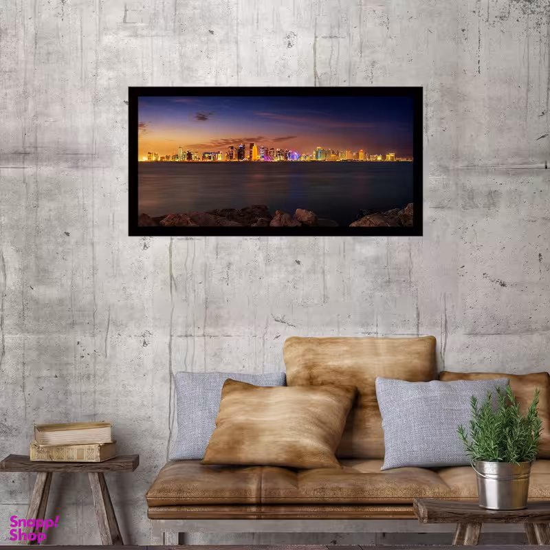 تابلو بکلیت طرح دورنمای شهر دبی مدل B-S2810