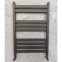 رادیاتور حوله خشک کن استیل 80سانتی مدل 9پره مشکی 