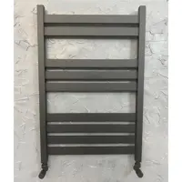 رادیاتور حوله خشک کن استیل 80سانتی مدل 9پره مشکی 